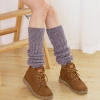 Dot yarn twisted short sock set, Dui Dui sock, cashmere and woolen knitted boot set, sock set, loose leg guard set for women in autumn and winter details Picture